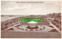 R507661 Rhyl. East Parade Bandstand And Pier. E. T. W. Dennis - World