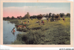 ADTP7-77-0574 - SAMOIS - Le Camp Barbeau Et La Baignade  - Samois