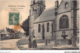 ADTP4-77-0326 - FONTENAY-TRESIGNY - Place De La Fontaine  - Fontenay Tresigny