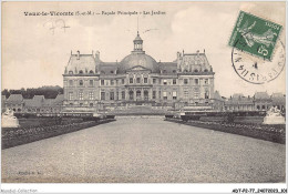 ADTP2-77-0141 - VAUX-LE-VICOMTE - Façade Principale - Les Jardins  - Vaux Le Vicomte