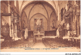 AECP1-83-0037 - BARGEMON - L'eglise - L'intérieur  - Bargemon