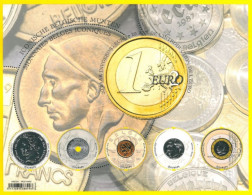 BELGIUM 2022 Iconic Belgian Coins - Miniature Sheet - Unusual New Sheet - 2021-…