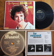 RARE Deutsch LP 33t RPM BIEM (12") BRENDA LEE «By Request» (1964) - Rock