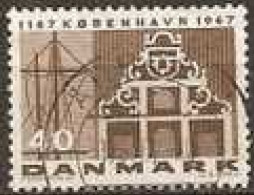 DANEMARK -  Nom De Copenhague : Façade Du Port Et De La Banque - Used Stamps
