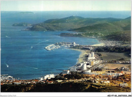 AECP7-83-0569- LE-LAVANDOU - Vue Générale Sur La Ville - La Favière Et Le Cap-bénat  - Le Lavandou