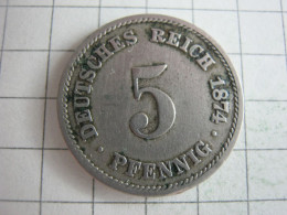 Germany 5 Pfennig 1874 C - 5 Pfennig