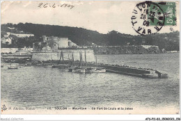 AFSP11-83-0936 - TOULON - LE MOURILLON - Le Fort St-louis Et La Jetée  - Toulon