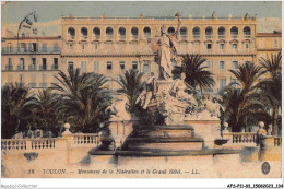 AFSP11-83-0925 - TOULON - Monument De La Fédération Et Le Grand Hôtel  - Toulon