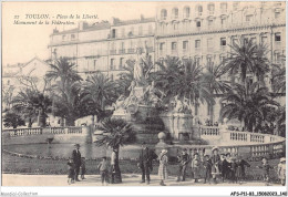 AFSP11-83-0928 - TOULON - Place De La Liberté - Monument De La Fédération  - Toulon
