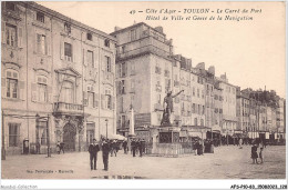 AFSP10-83-0837 - TOULON - Le Carré Du Port - Hôtel De Ville Et Génie De La Navigation  - Toulon