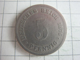 Germany 5 Pfennig 1876 D - 5 Pfennig