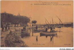 AFSP8-83-0633 - SAINTE-MAXIME - Le Quai Et Les Débarcadères  - Sainte-Maxime