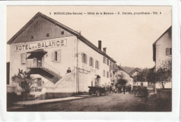 CPA :  14 X 9  -    BOËGE  -  Hôtel De La Balance  -  E.  Dubois, Propriétaire - Boëge