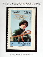 2010 - TIMBRE AUTOADHÉSIF N°485  - ELISE DEROCHE - TB ETAT NEUF - Unused Stamps