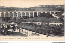 AFQP9-87-0834 - SAINT-LEONARD - Le Viaduc Et Le Pont De Noblat - Vue Prise De La Montagne De Clovis  - Saint Leonard De Noblat