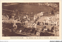 AFQP8-87-0764 - ORADOUR-SUR-GLANE - Vue Aérienne Avec Au Fond Le Cimétière  - Oradour Sur Glane