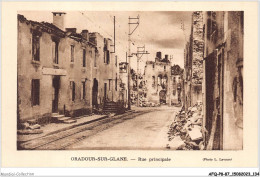 AFQP8-87-0761 - ORADOUR-SUR-GLANE - Rue Pricipale  - Oradour Sur Glane
