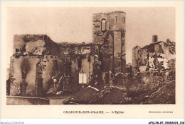 AFQP8-87-0762 - ORADOUR-SUR-GLANE - L'église  - Oradour Sur Glane