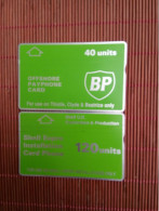 2 Phonecards BP+Shell Used Rare - [ 2] Plataformas Petroleras