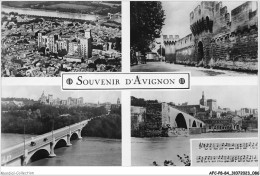 AFCP8-84-0858 - AVIGNON - Panorama - Remparts - Palais Des Papes - Pont St-bénézet - Avignon (Palais & Pont)