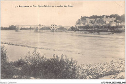 AFCP8-84-0839 - AVIGNON - Le Pont Saint-bénézet Et Le Rocher Des Doms - Avignon (Palais & Pont)