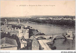 AFCP8-84-0828 - AVIGNON - Perspective Du Rhône Et Le Pont D'avignon - Avignon (Palais & Pont)