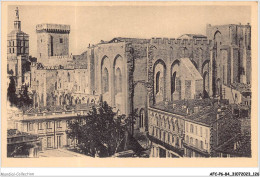 AFCP6-84-0661 - AVIGNON - Le Palais Des Papes Vue De La Tour De L'hôtel De Ville  - Avignon (Palais & Pont)