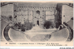 AFCP6-84-0684 - ORANGE - L'amphithéâtre Romain - L'hémicycle A 55m 60 De Rayon Et 77m60 De Profondeur  - Orange
