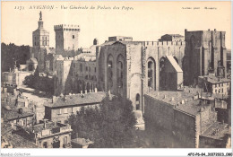 AFCP6-84-0638 - AVIGNON - Vue Générale Du Palais Des Papes   - Avignon (Palais & Pont)