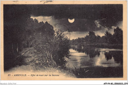 AFPP4-80-0341 - ABBEVILLE - Effet De Nuit Sur La Somme - Abbeville