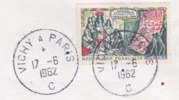 FRANCE - FLAMME VICHY A PARIS 17 06 1962 - LETTRE C - TYPE DAGUIN - Maschinenstempel (Werbestempel)