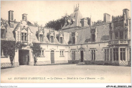 AFPP4-80-0307 - ENVIRONS D'ABBEVILLE - Le Chateau - Detail De La Cour D'HONNEUR - Abbeville