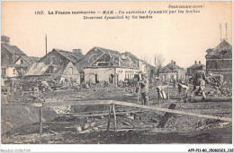 AFPP11-80-1109 - LA FRANCE RECONQUISE -  HAM - Un Carrefour Dynamite Par Les Boches - Ham