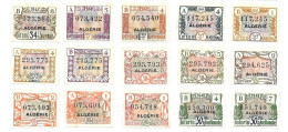 KB1607 - VIGNETTES LOTERIE NATIONALE - ALGERIE 1948 - Andere & Zonder Classificatie