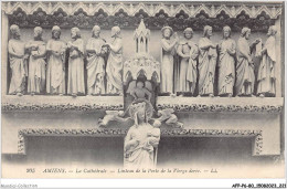 AFPP6-80-0638 - AMIENS - La Cathedrale - Linteau De La Porte De La Vierge Dorée - Amiens