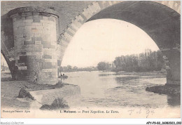 AFYP9-82-0813 - MOISSAC - Pont Napoléon - Le Tarn  - Moissac