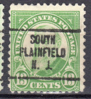 NJ-644; USA Precancel/Vorausentwertung/Preo; SOUTH PLAINFIELD (NJ), Type 707 - Préoblitérés