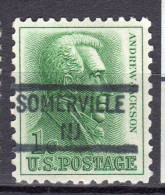 NJ-636; USA Precancel/Vorausentwertung/Preo; SOMERVILLE (NJ), Type 841 - Préoblitérés