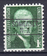 NJ-632; USA Precancel/Vorausentwertung/Preo; SOMERSET (NJ), Type 812 - Préoblitérés