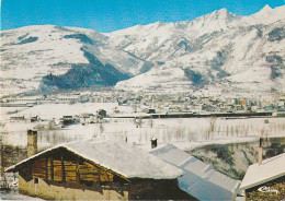 Bourg-Saint-Maurice - Les Arc (73) Vue Générale  ( Sous La Neige ) Au Fond Le Roignais - Bourg Saint Maurice