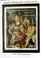 2010 - TIMBRE AUTOADHÉSIF N°492  - SANDRO BOTTICELLI - TB ETAT NEUF - Unused Stamps