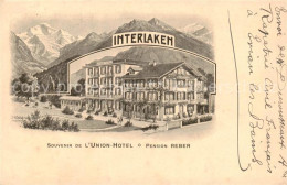 13789991 Interlaken BE Union-Hotel Pension-Reber Aussenansicht Interlaken BE - Autres & Non Classés
