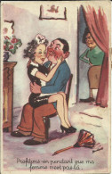 Profitons-en Pendant Que Ma Femme N'est Pas Là. , 1947 , µ - Humor