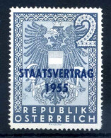 1955 AUSTRIA SET MNH ** 850 Firma Del Trattato Di Indipendenza - Neufs