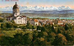 13789271 Zuerich ZH Kreuzkirche Aussenansicht U. Alpenpanorama Zuerich ZH - Autres & Non Classés