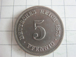 Germany 5 Pfennig 1875 B - 5 Pfennig