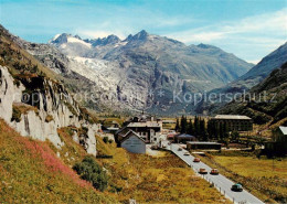 13789150 Gletsch 1784m VS Mit Rhonegletscher Und Galenstock Furkapass Strasse  - Autres & Non Classés