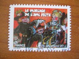 France Obl   N° 579  Cachet Rond Noir - Gebraucht