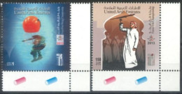 U.A.E. - 2013, FAZZA YOLA CHAMPIONSHIP STAMPS COMPLETE SET OF 2, UMM(**). - Emirats Arabes Unis (Général)