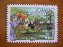 France Obl   N° 573  Cachet Rond Bleu - Oblitérés